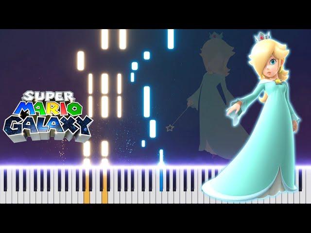 SUPER MARIO GALAXY - Rosalina's Comet Observatory (Emotional Piano) | Piano Tutorial