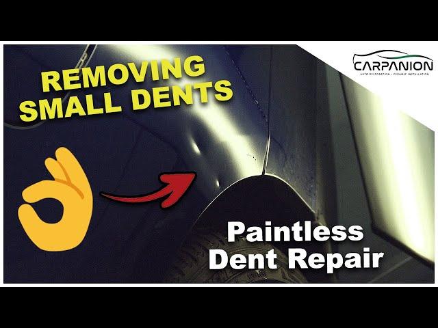 Removing Small Dents - PDR - No Repaint #PaintlessDentRepair