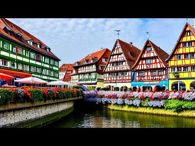 Germany ( Friedrichshafen  ) One of the most beautiful Village in Germany  4K