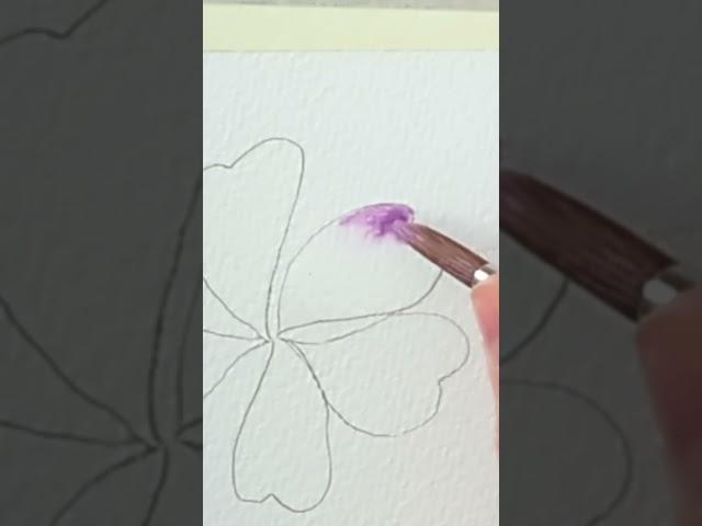 How To Paint A WATERCOLOR Flower - It's Easy!
