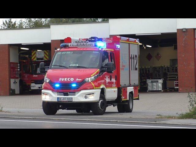 [Ankommende FFler und Paralleleinsatz!] Einsatzfahrten Freiwillige Feuerwehr Bad Segeberg