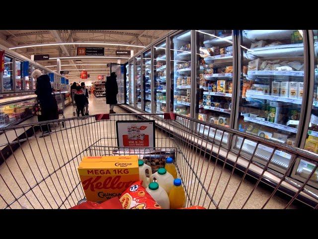 Shopping In Sainsbury's Supermarket | LONDON SUPERMARKET GROCERY SHOPPING TOUR