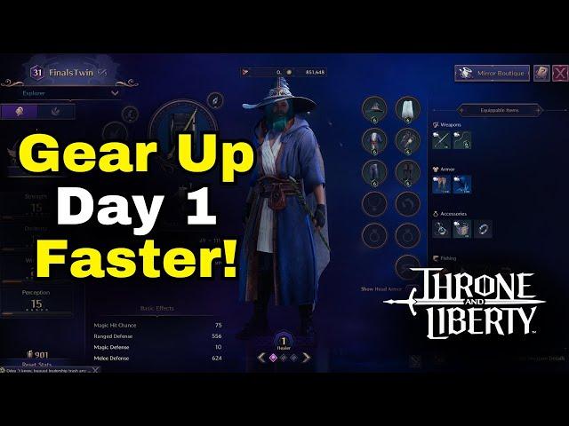 Almost Complete Gear Guide for Throne and Liberty