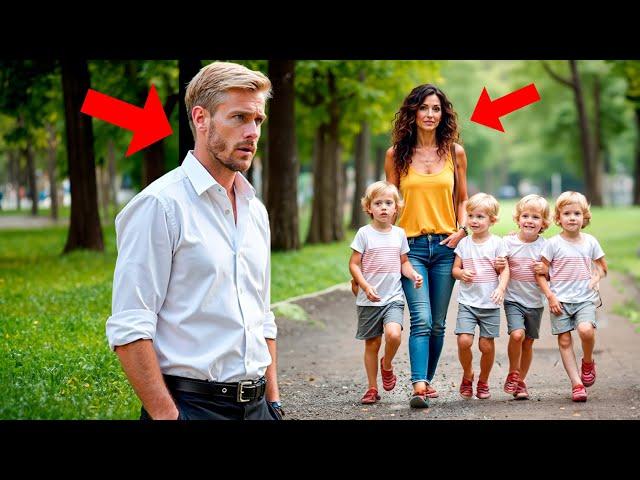 BRIDE LEFT BY MILLIONAIRE AND YEARS LATER HE SEES HER WITH QUADRUPLETS AND TAKES HER TO COURT…