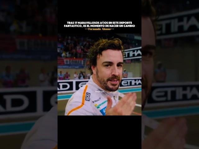 Así fue el homenaje a Fernando Alonso tras su retirada en en 2018