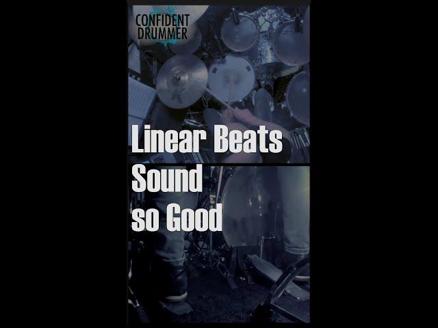 Linear Grooves Sound so Good! #drumgroove #drumbeat #druminspiration #lineardrumming