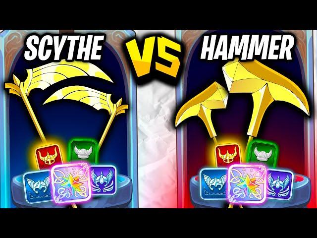 Scythe Mains vs Hammer Mains From EVERY Rank in Brawlhalla