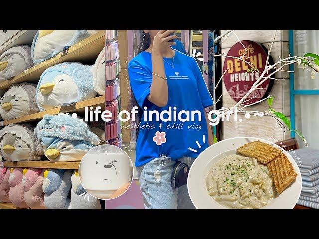 Days in my life | Aesthetic vlog Indian | life in india | shopping,cafe hopping, miniso store tour