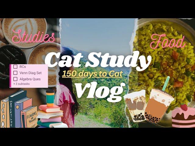 A Day In Life Of A Cat Aspirant| Cat Study Vlog| 150 Days To Cat