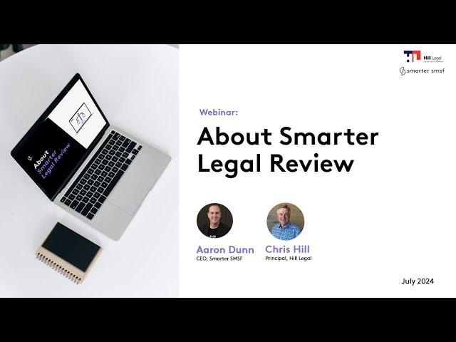 Smarter Legal Week - About Smarter Legal Review