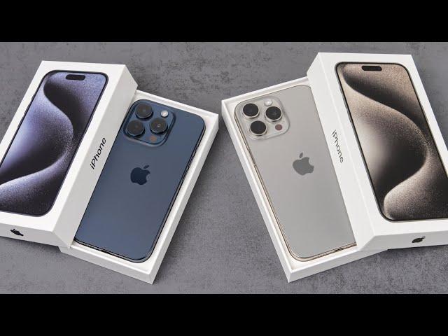 iPhone 15 Pro & iPhone 15 Pro Max Unboxing & erster Eindruck