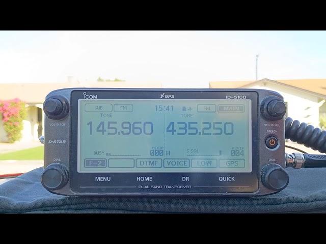 Working AO-91 in Arizona - 8 October 2024 @ 1539-1546 UTC