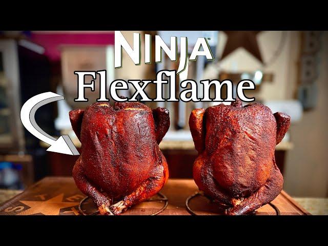 Ninja FlexFlame Outdoor Cooking System First Cook - Beer Can Chicken