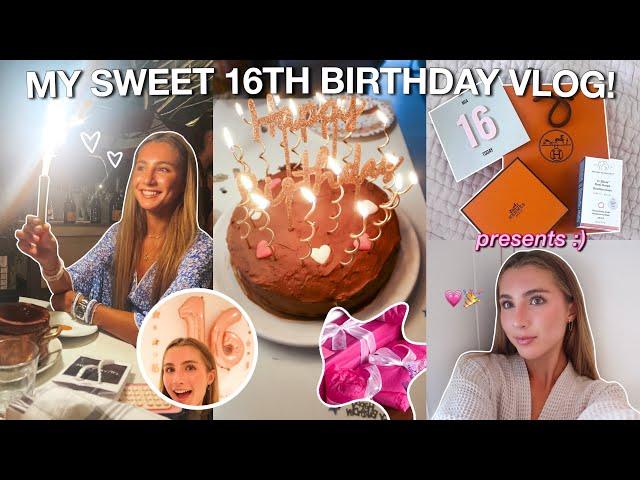 MY SWEET 16TH BIRTHDAY VLOG 2023 *opening presents & surprise*