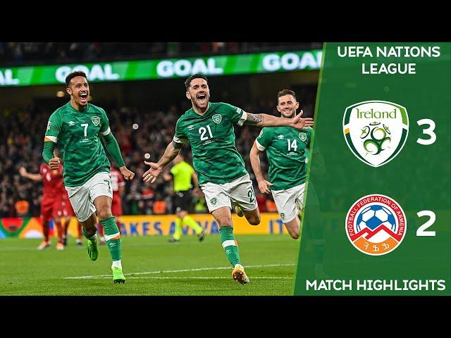 HIGHLIGHTS | Ireland 3-2 Armenia - UEFA Nations League