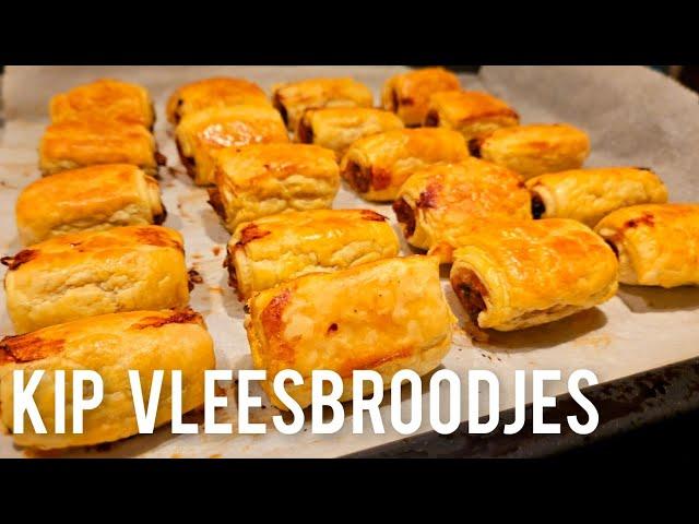 Surinaamse Vleesbroodjes Hapjes voor de kerstdagen|Making chicken meat rolls snack for Christmas|