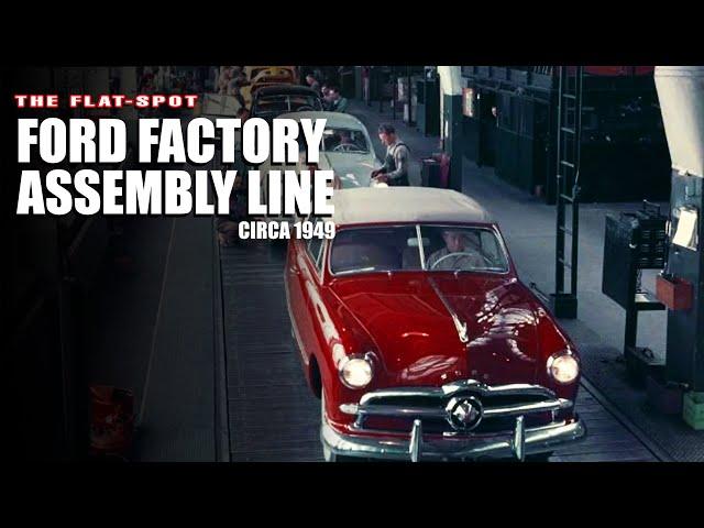 Ford Factory Assembly Line in 1949