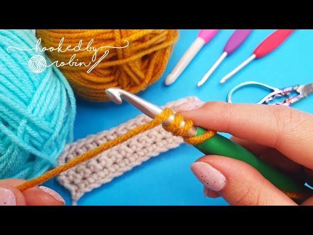 The ONLY 3 Stitches You Need to Learn Crochet! 