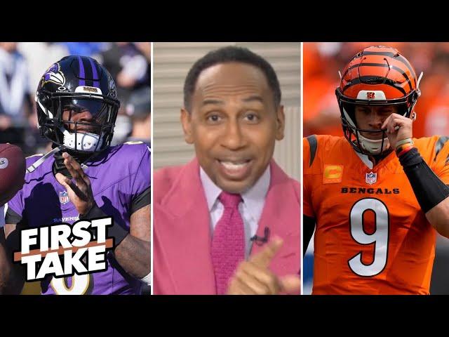 FIRST TAKE | "Jackson will show Burrow who's BOSS in AFC North" - Stephen A. on Ravens vs Bengals