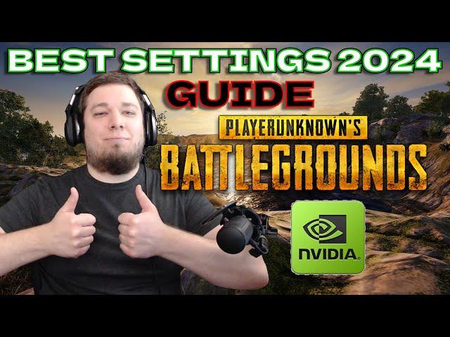 GUIDE: BEST PUBG SETTINGS 2024 | FIX STUTTERING