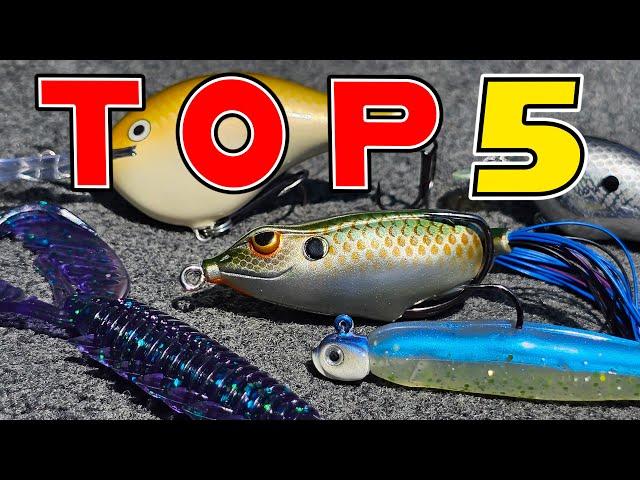 Top 5 Baits For June Bass Fishing!