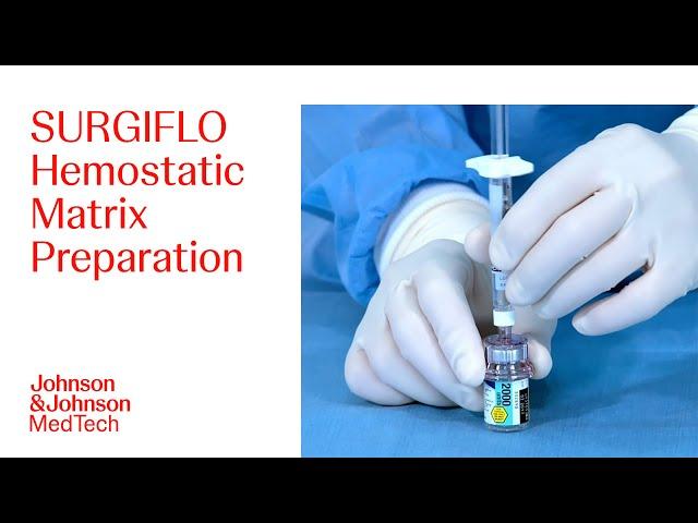 SURGIFLO Hemostatic Matrix Preparation Kit | J&J MedTech