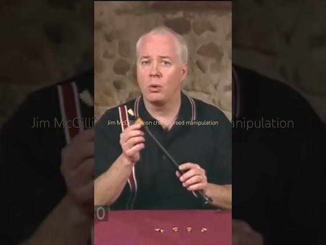 Jim McGillivray on chanter reed manipulation for fine-tuning #bagpipes #bagpiper #bagpipelessons