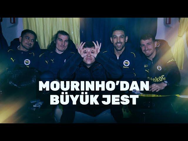 Mourinho’dan Taraftara Sürpriz! Takım Otobüsünün Peşinden Koşan Taraftara Jest! #boss