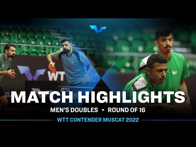 Nima A./Noshad A. vs Khalid A./Salem A. | MD | WTT Contender Muscat 2022 (R16)