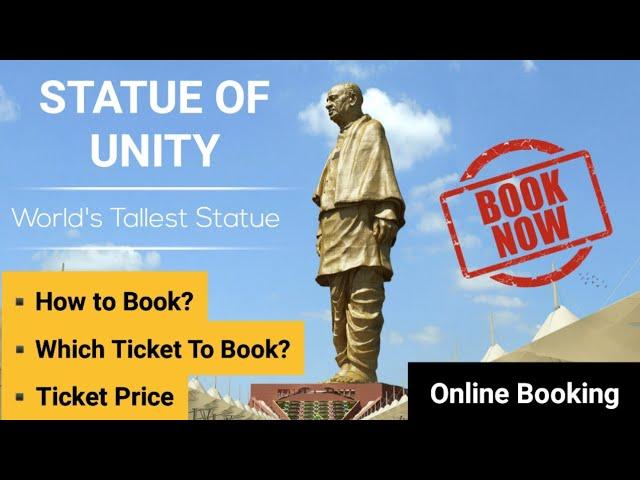 Statue of unity online ticket booking | Step by Step Guide | Statue of Unity Ticket Prices 2024