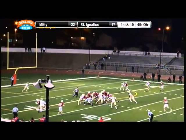 St. Ignatius #24 Elijah Dale rushes in for the game winning TD