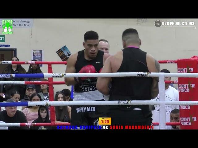 MAYHEM BOXING - RAYMOND VUNIPOLA vs SUNIA MAKAMOEAFI | Corporate Boxing Match