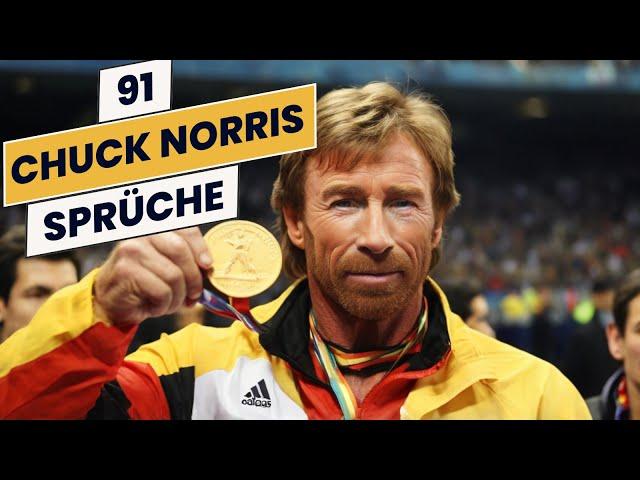 91 GANZ NEUE Chuck Norris Sprüche in 6 Minuten!