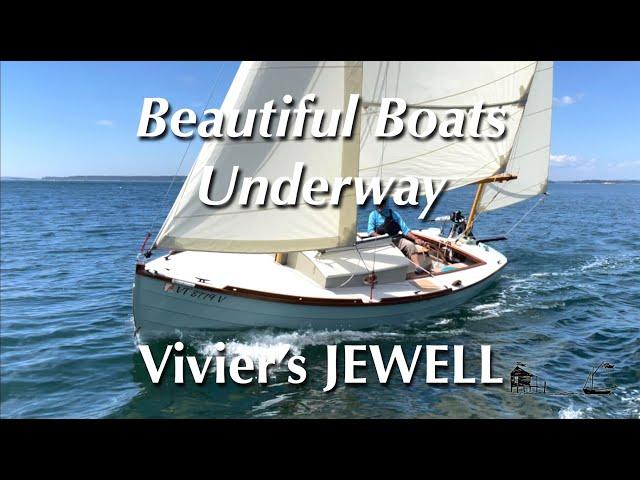 François Vivier's Coastal Pocket Cruiser JEWELL | Sailing Yawl | Beautiful Wooden Boats Underway