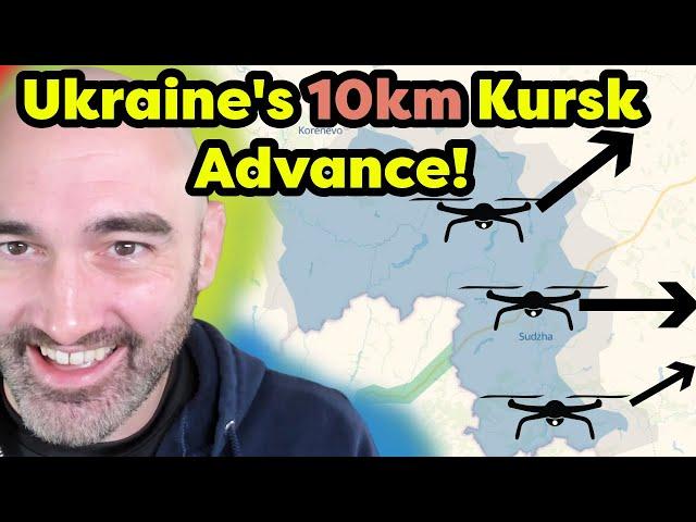 Advanced Drone Tactics Propel UKR 10km Deeper in Kursk!