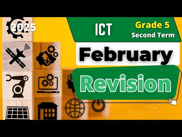 ICT | Grade 5 | February Revision | مراجعة شهر فبراير 2025