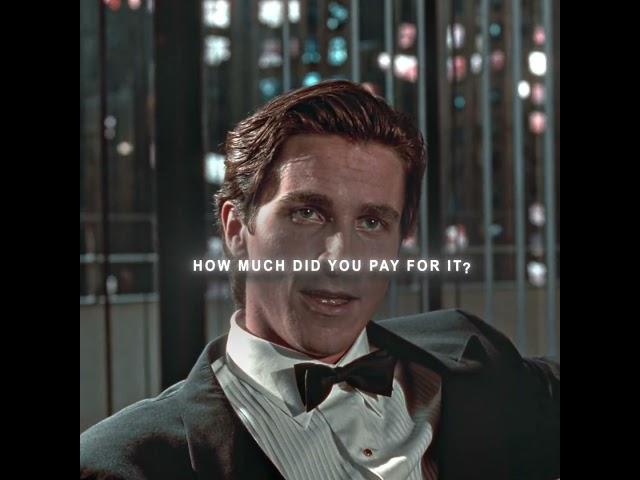 Patrick Bateman Edit | DVRST - Close Eyes - SURGEON REMIX (Super Slowed)
