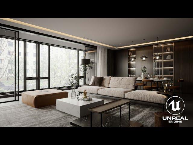 Unreal Engine Archviz | Interactive Interior | Walkthrough