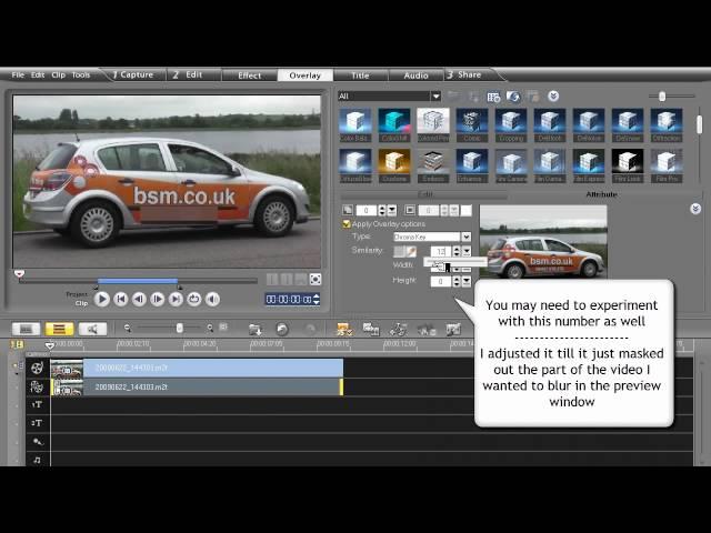 Corel Video Studio Pro Tutorial, How To Blur/Pixelate An Object