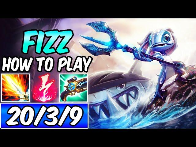 HOW TO PLAY FIZZ MID & CARRY | Best Build & Runes | Diamond Player Guide | League of Legends