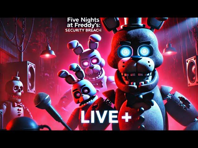 LIVE  Playing Five Nights at Freddy’s: Security Breach – Intense Horror & Jumpscares! PART 5