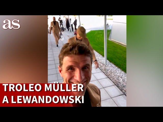 En plena crisis del BARÇA, MÜLLER trolea a LEWANDOWSKI en INSTAGRAM | AS