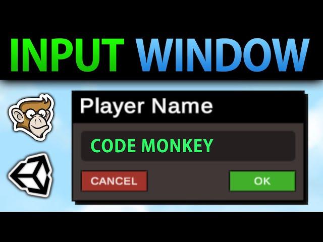 Simple Text Input Field Window in Unity (Submit Score, Name)