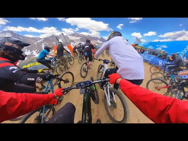 Racing 200 Riders in CRAZY Downhill Race: Can I Win?