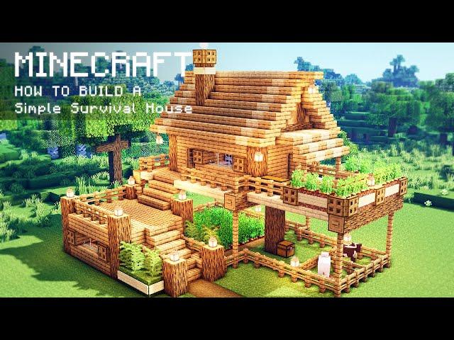 Minecraft: How To Build a Simple Survival House