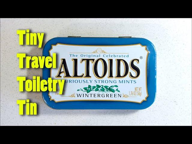 Tiny Travel Toiletry Tin!