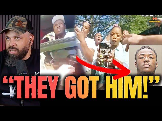 WILD Scene as Police Take Down Alleged Killer in Front of Black Crowd