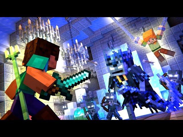 THE STRAY KINGDOM - Alex and Steve vs Stray Skeleton Army (Minecraft Animation Movie)