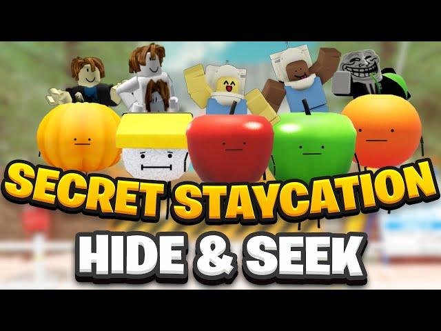 Roblox SECRET STAYCATION HIDE AND SEEK WITH GOOFYBALL & FRIENDS!!