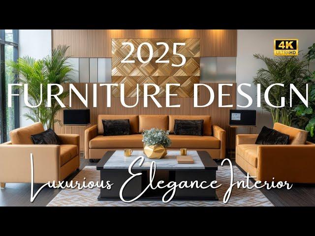 Furniture Design Trends 2025: Modern Minimalist Aesthetics with Luxurious Elegance Interior Decor